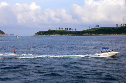 Wakeboarding in Clearwater Bay
