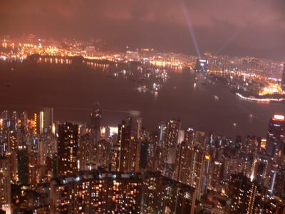 View of West Kowloon from The Peak