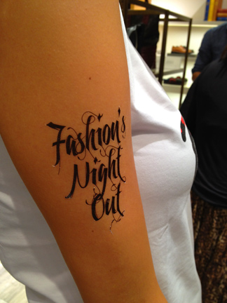 fashions night out temporary tattoo lane crawford hong kong hk