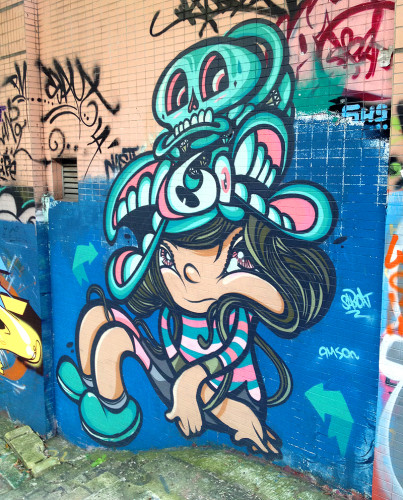graffiti character hk hong kong